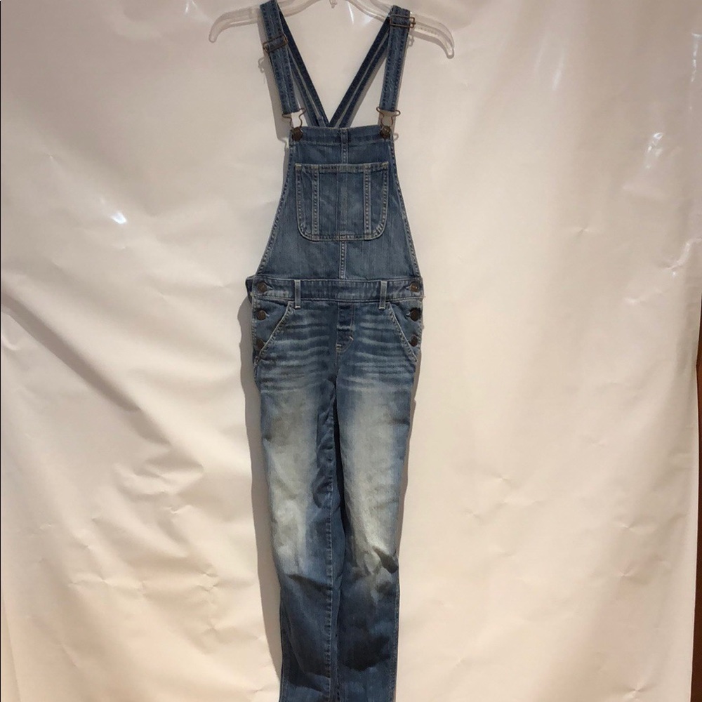 Abercrombie & Fitch Blue Jean Overalls
